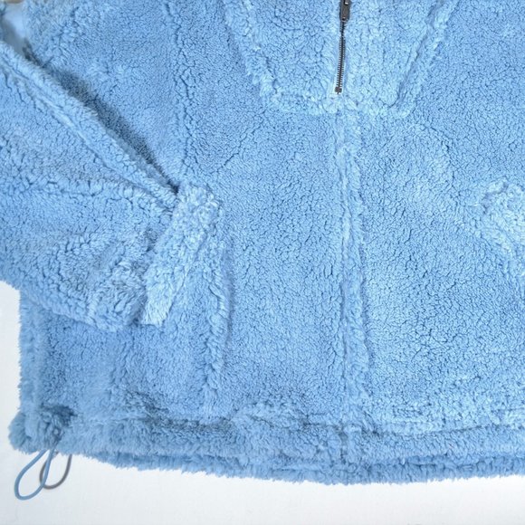 FREE PEOPLE NANTUCKET FLEECE in Light Blue. Cool Breeze NEW - Picture 6 of 10